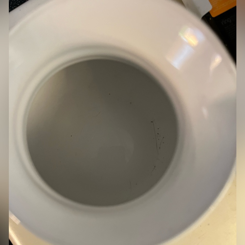 Corningware White 6 Cup Tea Pot with Blue Cornflower Design - Picture 3 of 4